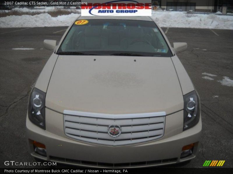 Gold Mist / Cashmere 2007 Cadillac CTS Sedan