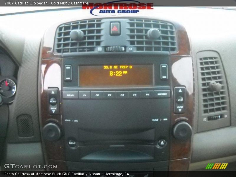 Gold Mist / Cashmere 2007 Cadillac CTS Sedan