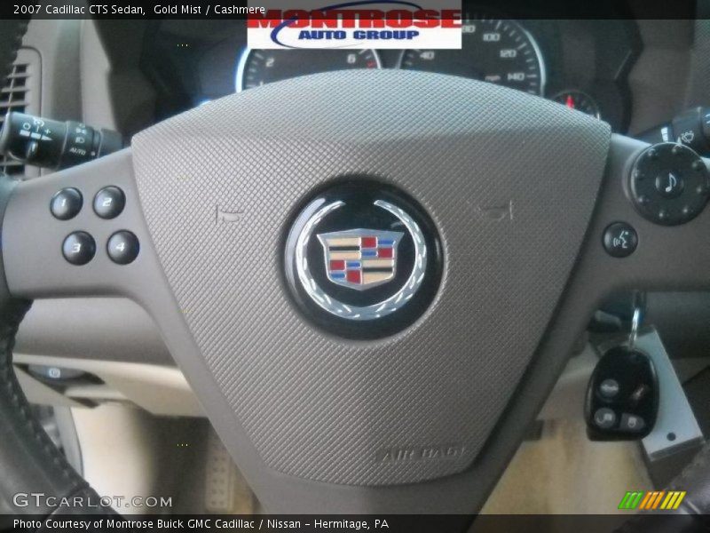 Gold Mist / Cashmere 2007 Cadillac CTS Sedan