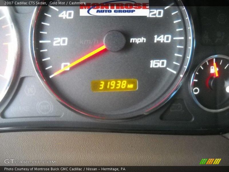 Gold Mist / Cashmere 2007 Cadillac CTS Sedan