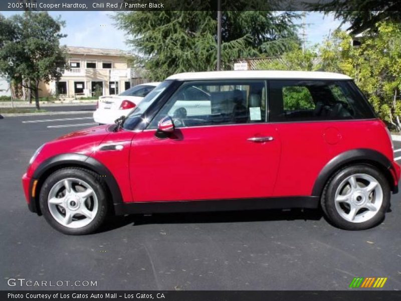 Chili Red / Panther Black 2005 Mini Cooper Hardtop