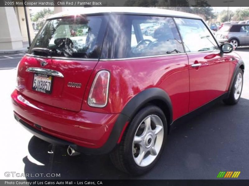 Chili Red / Panther Black 2005 Mini Cooper Hardtop