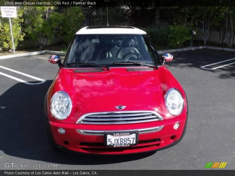 Chili Red / Panther Black 2005 Mini Cooper Hardtop
