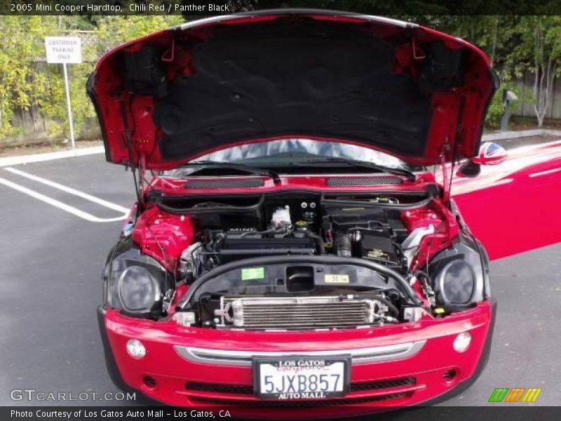 Chili Red / Panther Black 2005 Mini Cooper Hardtop
