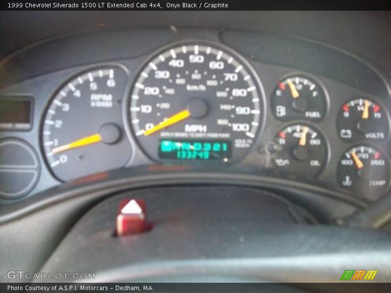 Onyx Black / Graphite 1999 Chevrolet Silverado 1500 LT Extended Cab 4x4