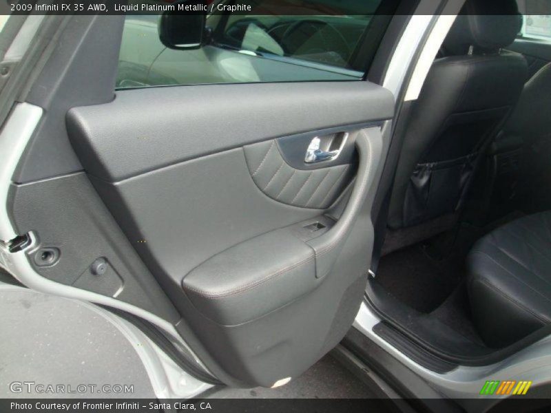 Liquid Platinum Metallic / Graphite 2009 Infiniti FX 35 AWD