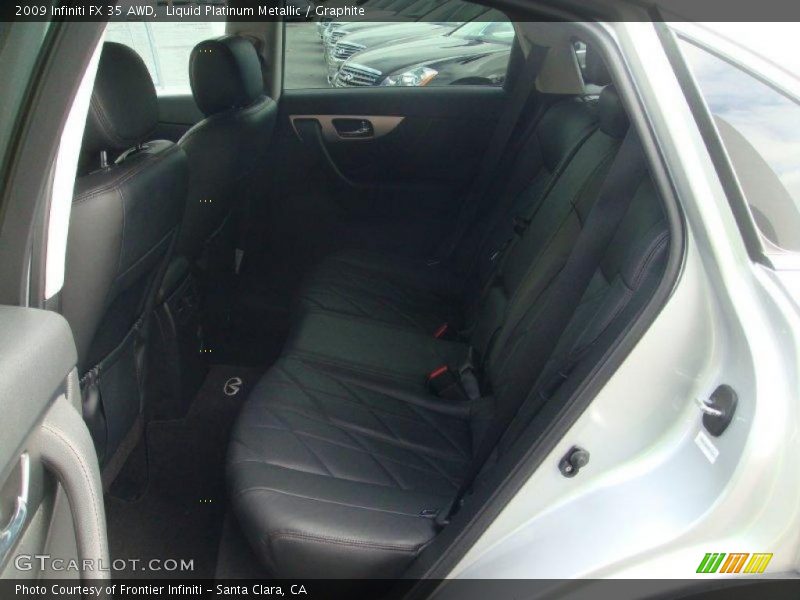 Liquid Platinum Metallic / Graphite 2009 Infiniti FX 35 AWD