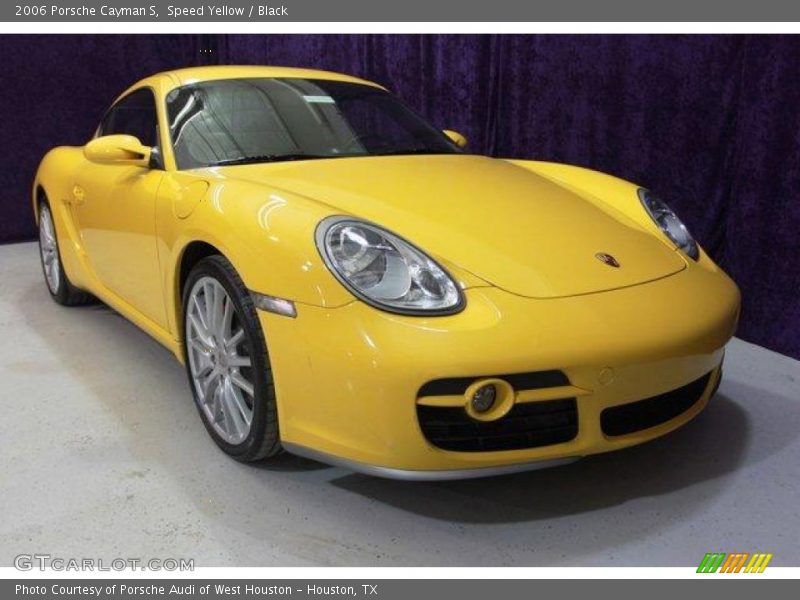 Speed Yellow / Black 2006 Porsche Cayman S