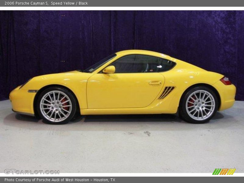 Speed Yellow / Black 2006 Porsche Cayman S