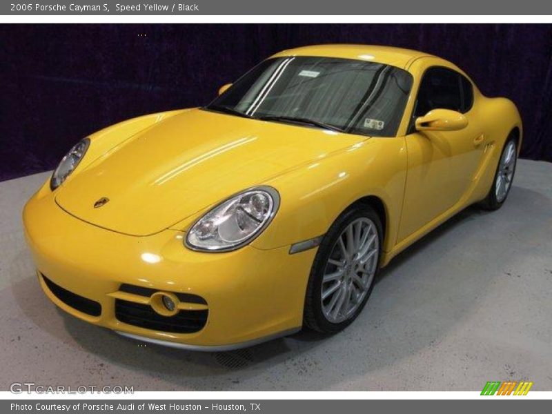 Speed Yellow / Black 2006 Porsche Cayman S