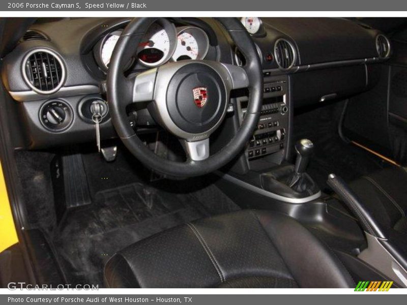 Speed Yellow / Black 2006 Porsche Cayman S