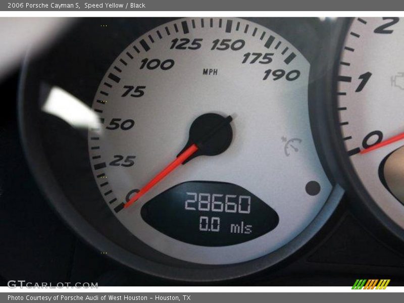 Speed Yellow / Black 2006 Porsche Cayman S