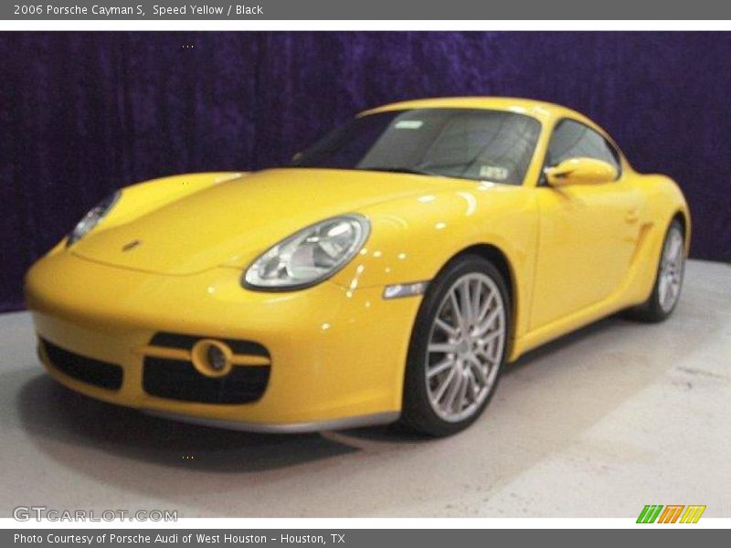 Speed Yellow / Black 2006 Porsche Cayman S