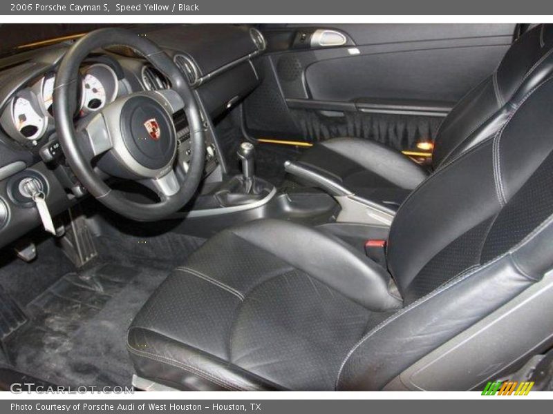 Speed Yellow / Black 2006 Porsche Cayman S