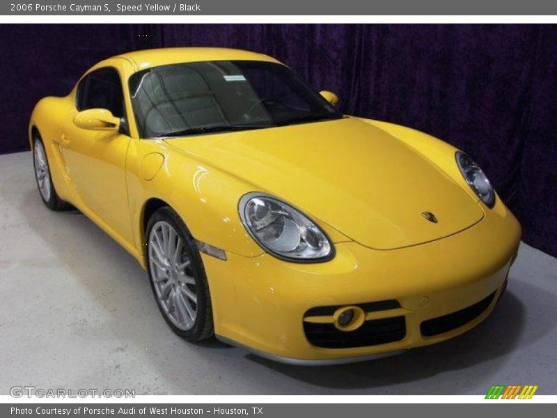 Speed Yellow / Black 2006 Porsche Cayman S