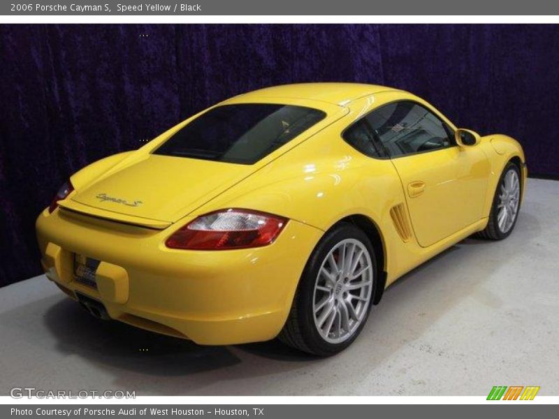 Speed Yellow / Black 2006 Porsche Cayman S