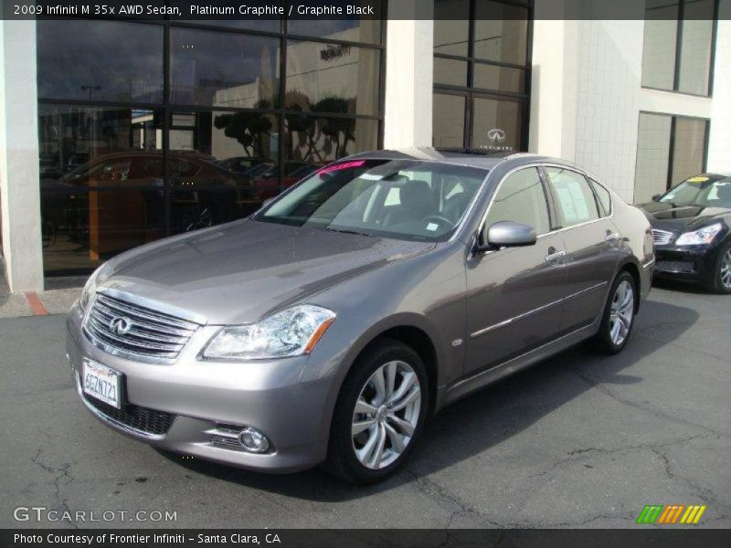 Platinum Graphite / Graphite Black 2009 Infiniti M 35x AWD Sedan