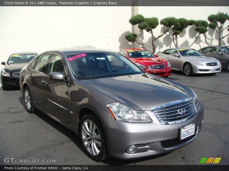 Platinum Graphite / Graphite Black 2009 Infiniti M 35x AWD Sedan