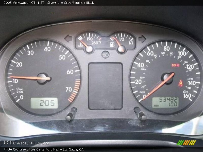 Silverstone Grey Metallic / Black 2005 Volkswagen GTI 1.8T