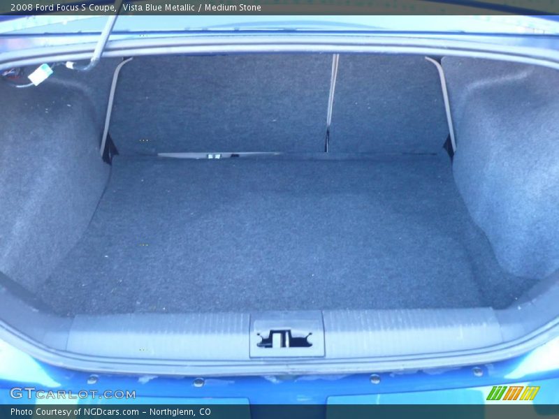 Vista Blue Metallic / Medium Stone 2008 Ford Focus S Coupe