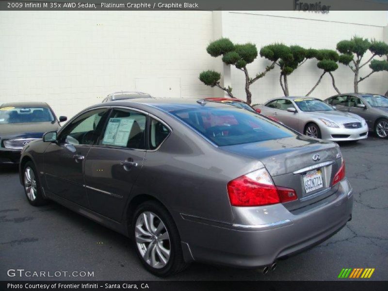 Platinum Graphite / Graphite Black 2009 Infiniti M 35x AWD Sedan