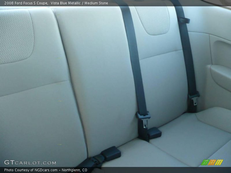 Vista Blue Metallic / Medium Stone 2008 Ford Focus S Coupe