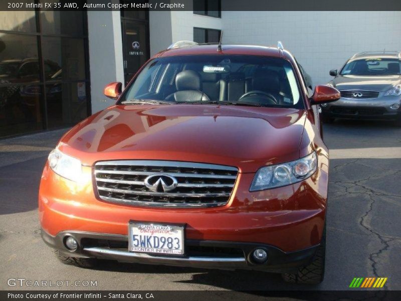 Autumn Copper Metallic / Graphite 2007 Infiniti FX 35 AWD
