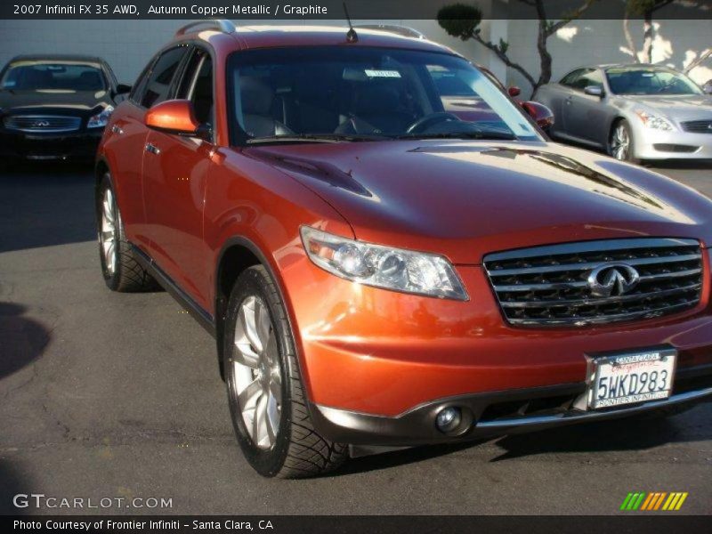 Autumn Copper Metallic / Graphite 2007 Infiniti FX 35 AWD