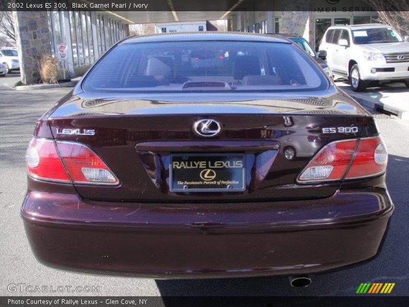 Black Garnet Pearl / Ivory 2002 Lexus ES 300