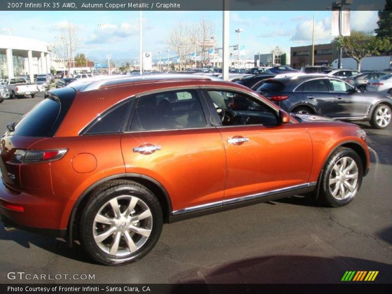 Autumn Copper Metallic / Graphite 2007 Infiniti FX 35 AWD
