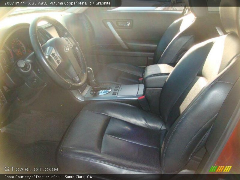 Autumn Copper Metallic / Graphite 2007 Infiniti FX 35 AWD