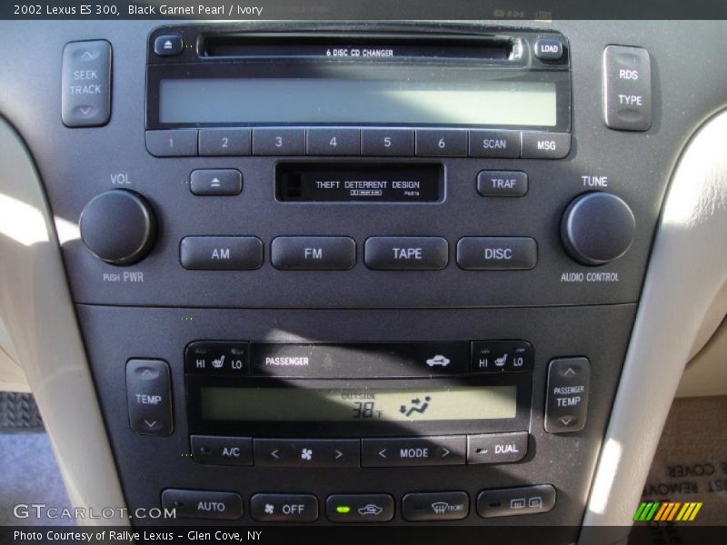 Black Garnet Pearl / Ivory 2002 Lexus ES 300