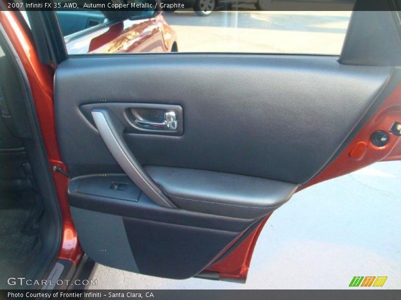 Autumn Copper Metallic / Graphite 2007 Infiniti FX 35 AWD