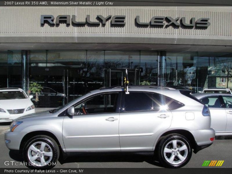 Millennium Silver Metallic / Light Gray 2007 Lexus RX 350 AWD