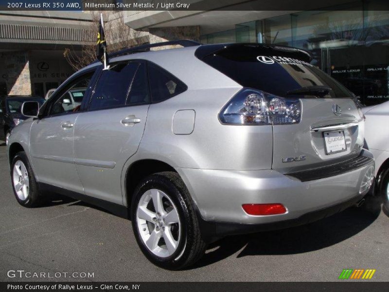 Millennium Silver Metallic / Light Gray 2007 Lexus RX 350 AWD