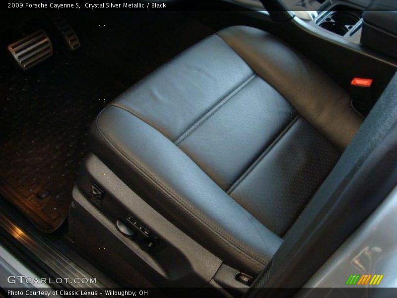 Crystal Silver Metallic / Black 2009 Porsche Cayenne S