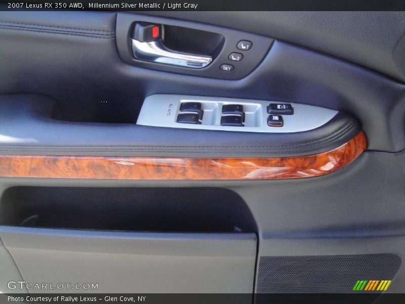 Millennium Silver Metallic / Light Gray 2007 Lexus RX 350 AWD