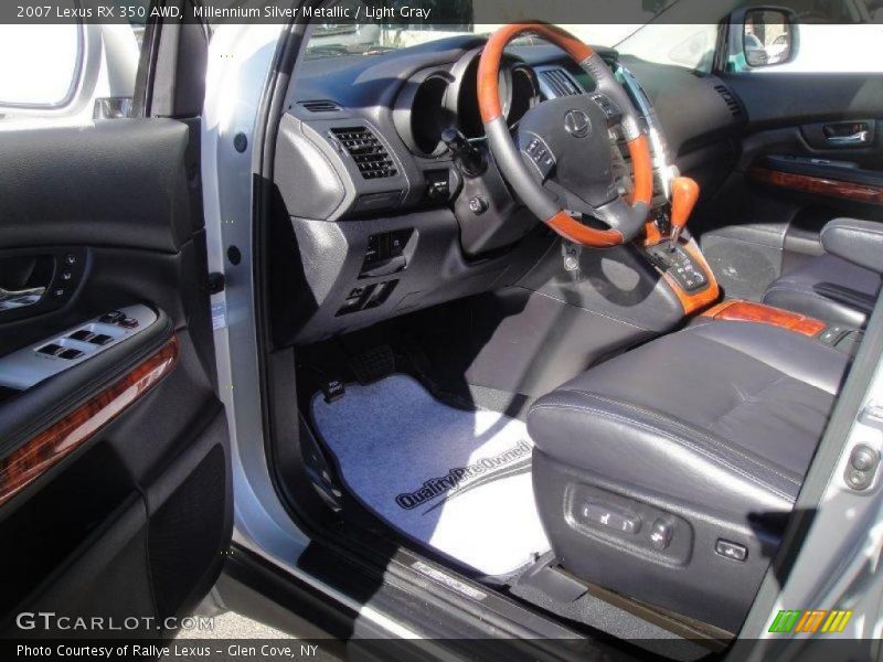 Millennium Silver Metallic / Light Gray 2007 Lexus RX 350 AWD