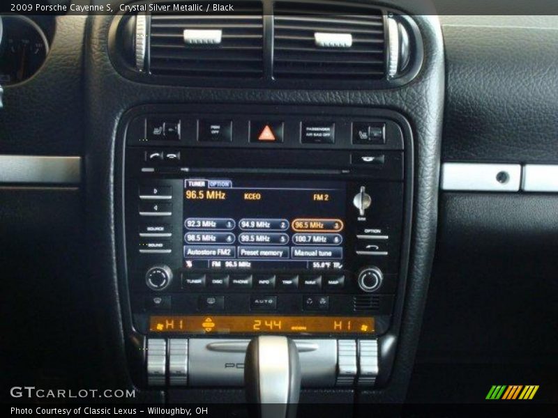 Crystal Silver Metallic / Black 2009 Porsche Cayenne S