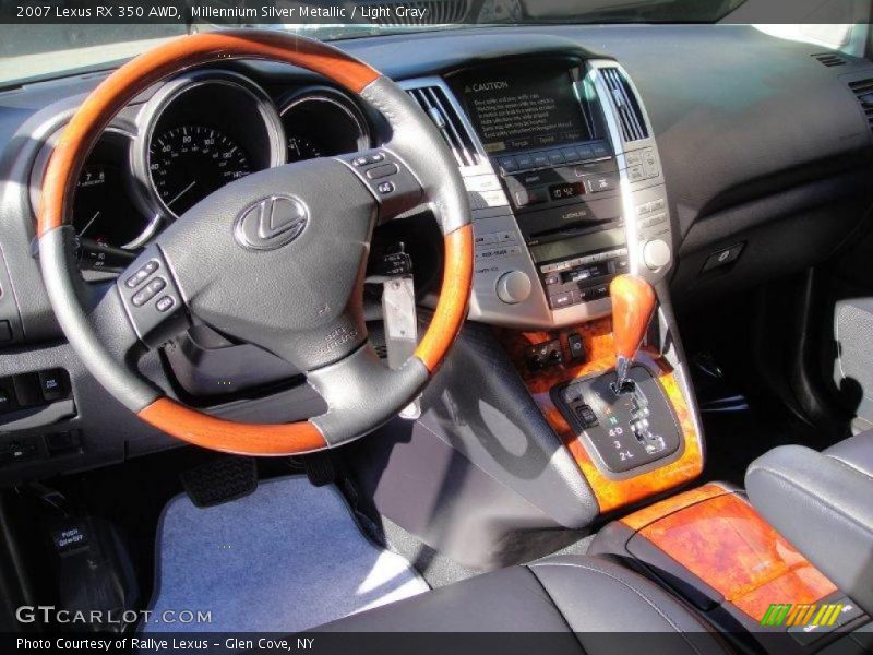 Millennium Silver Metallic / Light Gray 2007 Lexus RX 350 AWD