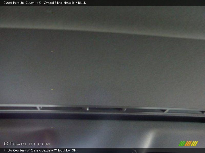 Crystal Silver Metallic / Black 2009 Porsche Cayenne S