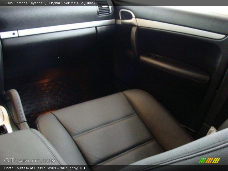 Crystal Silver Metallic / Black 2009 Porsche Cayenne S