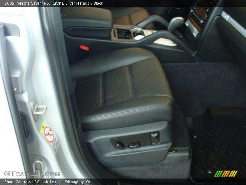 Crystal Silver Metallic / Black 2009 Porsche Cayenne S