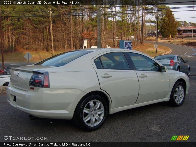 Dover White Pearl / Black 2006 Mitsubishi Galant SE