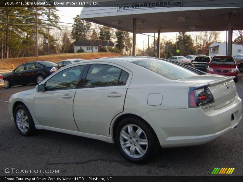 Dover White Pearl / Black 2006 Mitsubishi Galant SE