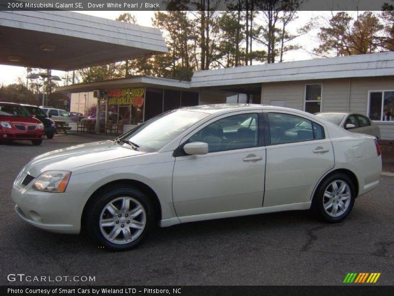 Dover White Pearl / Black 2006 Mitsubishi Galant SE