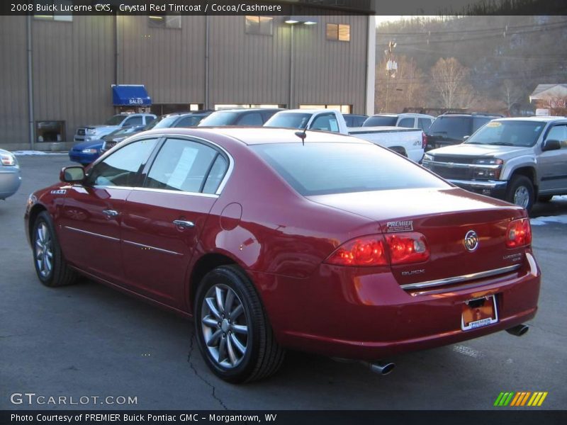 Crystal Red Tintcoat / Cocoa/Cashmere 2008 Buick Lucerne CXS