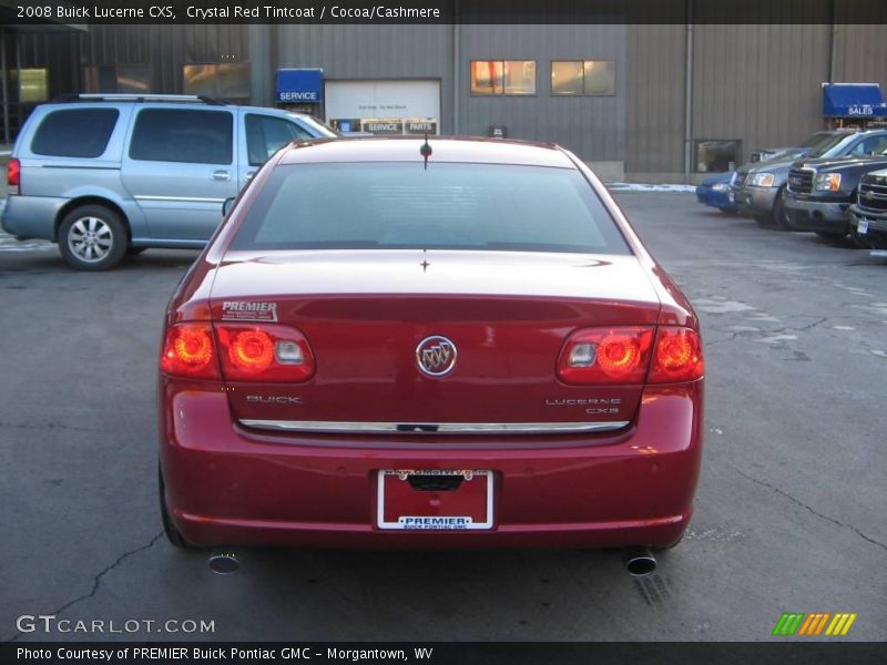 Crystal Red Tintcoat / Cocoa/Cashmere 2008 Buick Lucerne CXS