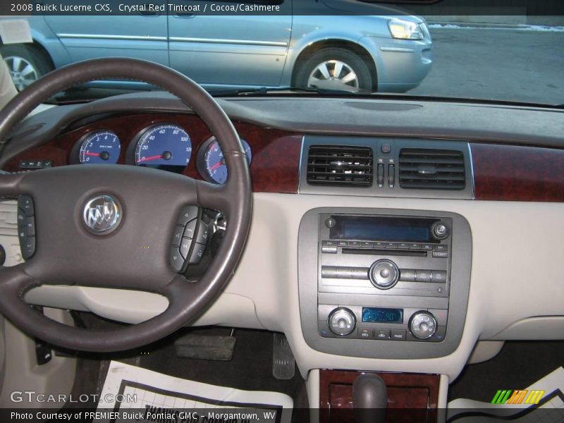 Crystal Red Tintcoat / Cocoa/Cashmere 2008 Buick Lucerne CXS