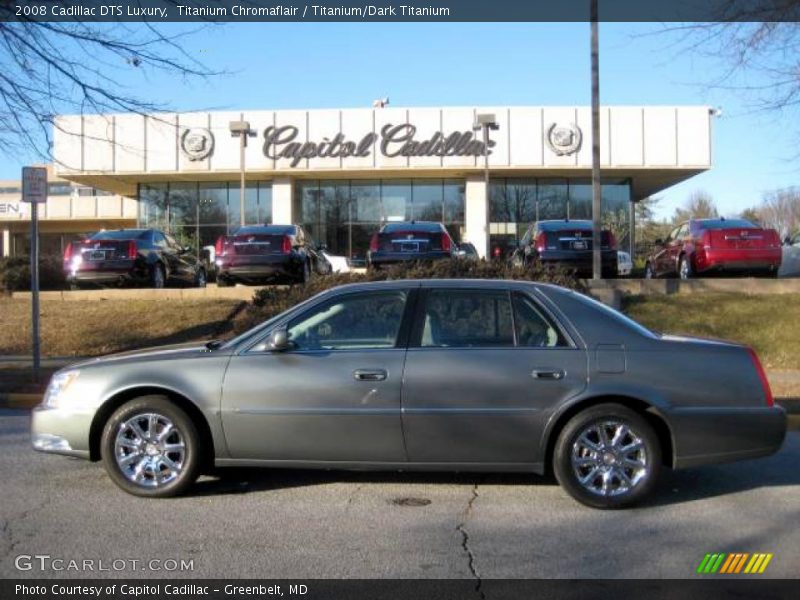 Titanium Chromaflair / Titanium/Dark Titanium 2008 Cadillac DTS Luxury